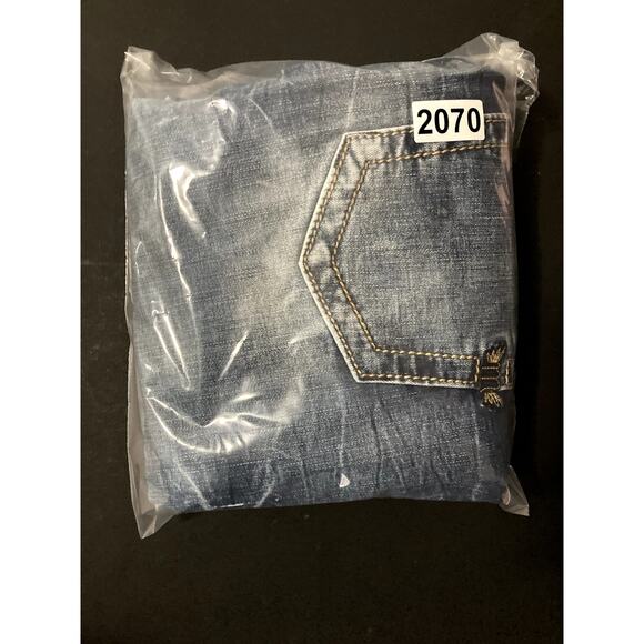 Miss Me Los Angeles Heaven Jeans Women 30 31X34 Blue High Rise Flare Distressed - Picture 13 of 13